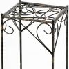 26" Black And Gold Metal Garden Accents Accessories