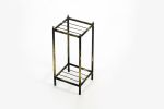 17" Black And Gold Metal Garden Accents Accessories