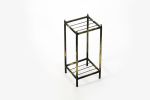 17" Black And Gold Metal Garden Accents Accessories
