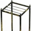17" Black And Gold Metal Garden Accents Accessories