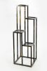 48" Black And Gold Metal Garden Accents Accessories