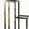 48" Black And Gold Metal Garden Accents Accessories