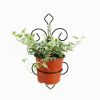 16" Black And Gold Metal Garden Accents Accessories