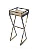 36" Black And Gold Metal Garden Accents Accessories