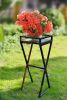 36" Black And Gold Metal Garden Accents Accessories