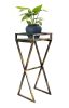 36" Black And Gold Metal Garden Accents Accessories