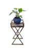 27" Black And Gold Metal Garden Accents Accessories