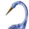 34" Blue And Gold Metal Birds Garden Accents Accessories