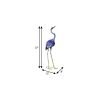 37" Blue And Gold Metal Birds Garden Accents Accessories