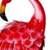 31" Pink Metal Flamingo Garden Accents Accessories