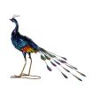 23" Purple And Blue Metal LED lights Birds Garden Accents Accessories