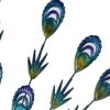 23" Blue And Purple Metal Birds Garden Accents Accessories