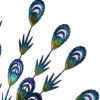23" Blue And Purple Metal Birds Garden Accents Accessories
