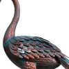 47" Copper And Green Metal Birds Garden Accents Accessories