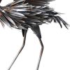 26" Copper And Silver Metal Flamingo Garden Accents Accessories