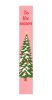 47" Pink And Green Solid Wood Christmas Christmas Tree Porch Sign