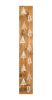 47" Tan And White Solid Wood Christmas Christmas Trees Porch Sign