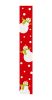 59" Red And White Solid Wood Snowman Porch Sign