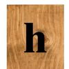 59" Black And Natural Solid Wood Wildflowers Hello Porch Sign