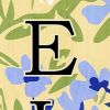 47" Black Blue Cream And Green Solid Wood Daisies Welcome Porch Sign
