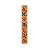 47" Natural Red And Blue Solid Wood God Bless America Porch Sign