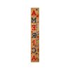 59" Natural Red And Blue Solid Wood God Bless America Porch Sign
