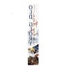 46" Red White And Blue Solid Wood Old Glory Porch Sign
