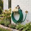 8" Black And Yellow Iron Ducklings Garden Hose Hanger
