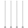 Outdoor String Light Poles 10FT Steel Stand for Patio Deck 4 Pack