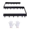 Galvanized Steel Landscape Edging, 6-Pack 40 x 8.15 Inch Metal Edging for Landscaping with Gloves, Easy-to-Install