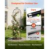 Garden Trellis, 87 x 20 inch Rose Trellis, 2 Packs Garden Flower Rose Trellises with Powder-Coated Finish & Convenient Locking Design