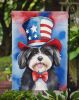 Havanese Patriotic American Garden Flag Mailbox Flag Decorative Yard Flag Banner Outside Patio Artwork Yard Flower Beds, Garden Size, Multicolor