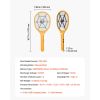 Electric Fly Swatter, Zapper Racket with 3 Layers Mesh, Powerful Fly Killer Indoor & Outdoor with 500mAh Battery Rechargeable for Home, Bedroom