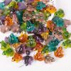 Out20pcs Vibrant Mixed Color Luminous Resin Frog Figurines - Decorative DIY Crafts for Home, Fairy Garden, Micro Landscape