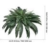 Artificial Ferns, Natural Spread Diameter 43-47 Inch, Large Hanging Artificial Boston Ferns, Fake Plant Wall Decor with 88 Branches