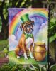 Boxer St Patrick's Day Garden Flag Mailbox Flag Decorative Yard Flag Banner Outside Patio Artwork Yard Flower Beds, Garden Size, Multicolor