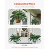Artificial Ferns 2 Pcs, Natural Spread Diameter 35-39 Inch, Large Hanging Artificial Boston Ferns, Fake Plant Wall Decor with 35 Branches
