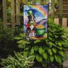 Greater Swiss Mountain Dog St Patrick's Day Garden Flag Mailbox Flag Decorative Yard Flag Banner Outside Patio Artwork Yard Flower Beds, Garden Size