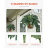 Artificial Ferns 2 Pcs, Natural Spread Diameter 43-47 Inch, Large Hanging Artificial Boston Ferns, Fake Plant Wall Decor with 50 Branches