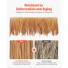 Artificial Thatch Grass Roof, 1.3 x 32.8 ft Mexican Style Tiki Bar Hut Skirt Thatch Roofing Roll, Waterproof & Fire-Resistant