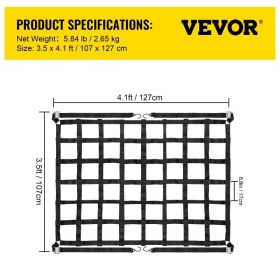 Truck Bed Cargo Nets For Pickup Trucks With S Hooks (Option: default)