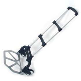 Portable, Foldable, Telescopic Trolley Trolley, Trolley, Luggage Cart, Black (Option: black)