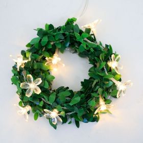 1pc Cherry Blossom Cane Light String Easter Party Wedding Site Layout Fairy Lights Battery Powered 4.9ft/10lLED; 9.9ft/20LED; 16.4ft/50LED Christ (size: L 5M(16.40ft)/50LED)