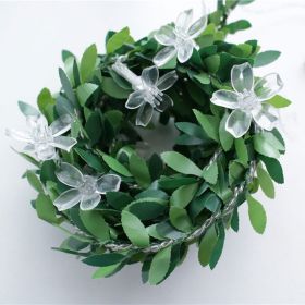 1pc Cherry Blossom Cane Light String Easter Party Wedding Site Layout Fairy Lights Battery Powered 4.9ft/10lLED; 9.9ft/20LED; 16.4ft/50LED Christ (size: S 1.5M(4.92ft)/10LED)