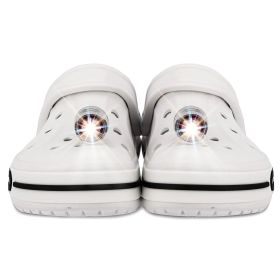 Headlights for Shoes;  2Pcs LED Light for Clogs IPX5 Waterproof Shoes Lights Charms for Dog Walking;  Handy Camping;  lasting 72 hours glow;  Sui (Color: Red)