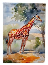 Giraffe House Flag Large Porch Sleeve Pole Decorative Outside Yard Banner Artwork Wall Hanging, Polyester, House Size, Multicolor (Default: Default)